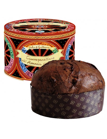 Panettone chocolate y naranja Dolce & Gabbana Fiasconaro