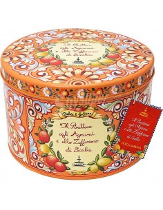 Panettone con cítricos y azafrán de Sicilia Fiasconaro...