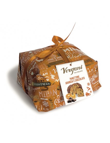 Panettone naranja y chocolate Vergani