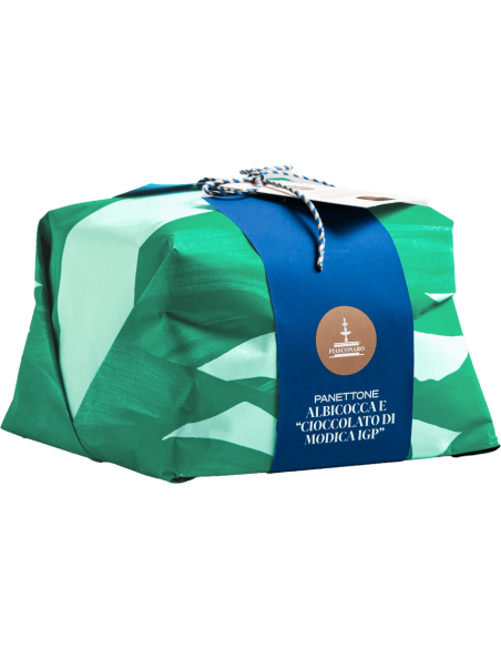 Panettone de albaricoque y chocolate Modica IGP 1KG