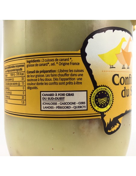 Confit de pato Laguilhon (2 muslos)