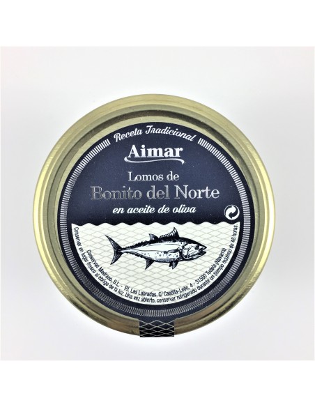 Lomos de  Bonito del Norte en aceite de oliva Aimar