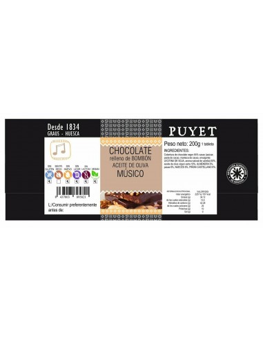 Turrón Músico Puyet.