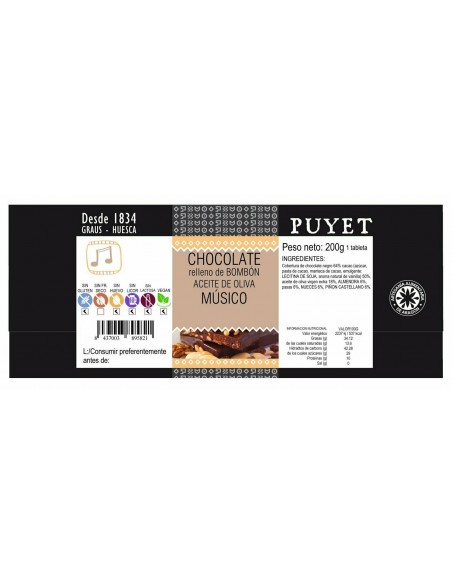 Turrón Músico Puyet.