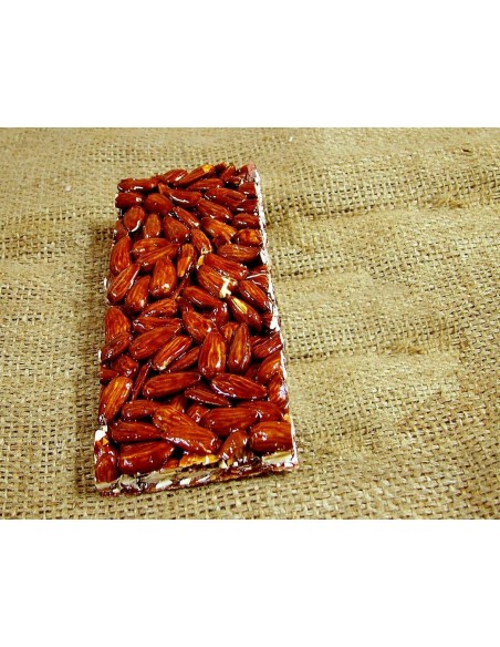 Turrón Negro de Almendras Puyet (Almendra Largueta con piel)