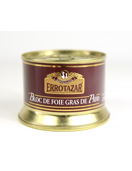 Bloc de foie gras de pato Errotazar